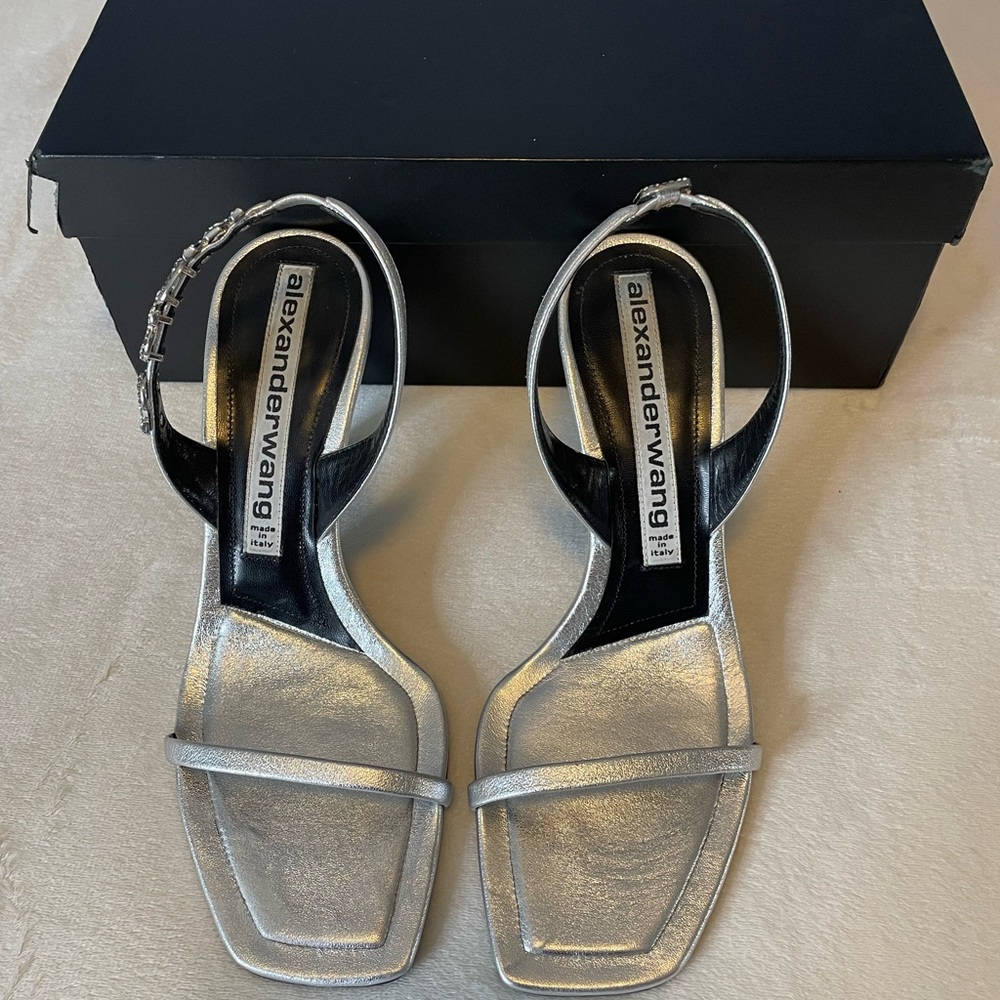 Alexander Wang Silver Women's Sandals